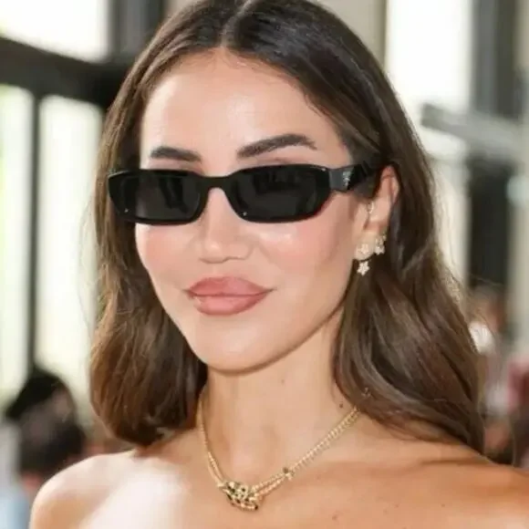 PRADA PR B06S 16K08Z Black Silver Dark Grey Sunglasses AUTHENTIC - Picture 4 of 7